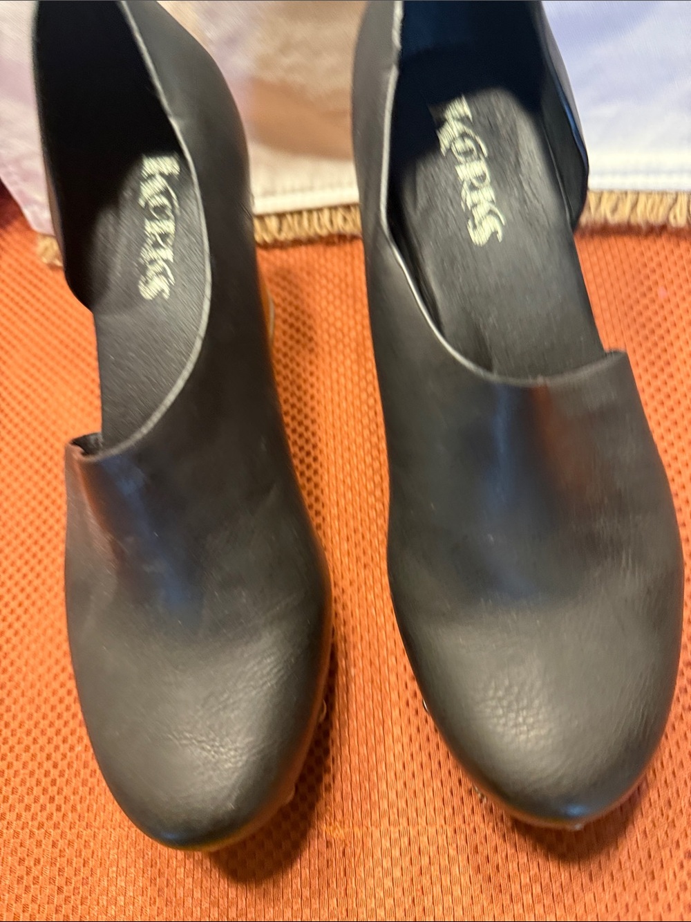 Kork-Ease Black Slip-On Clogs